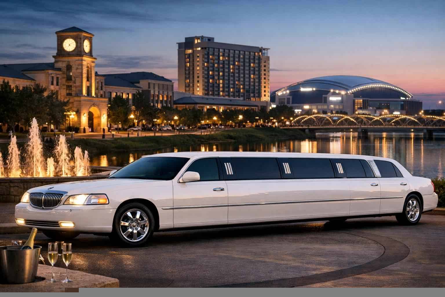 Best White Limo Rental in Frisco Texas