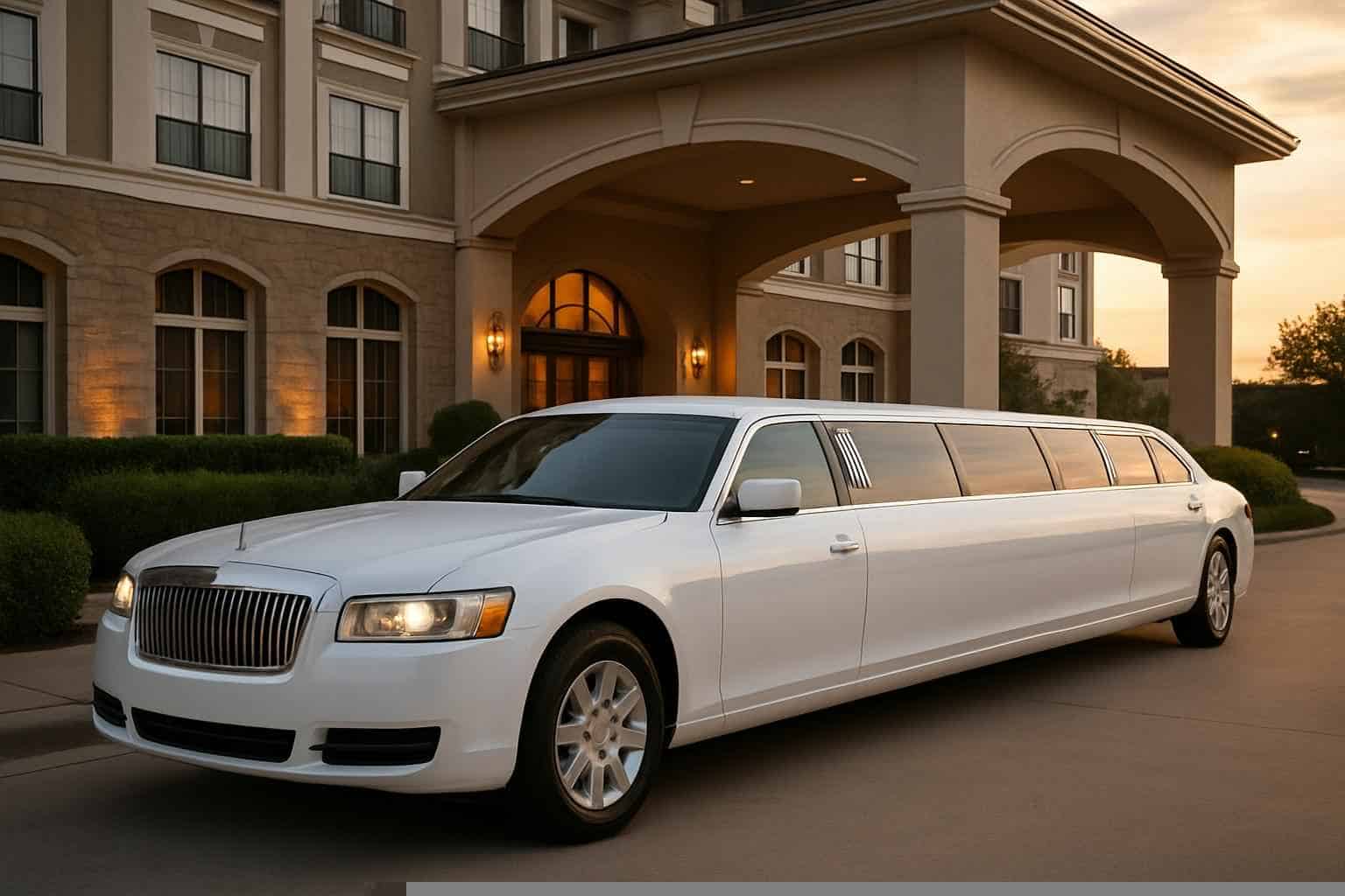 Best White Limo Rental in Irving Texas