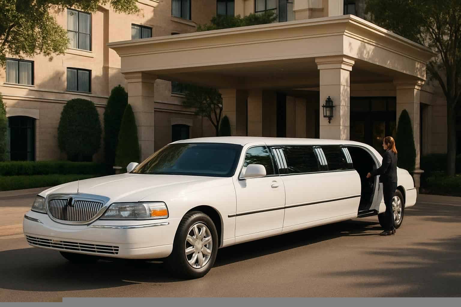 Best White Limo Rental in Lewisville Texas