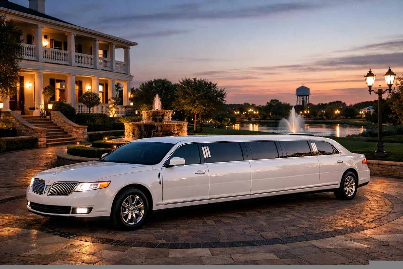 Best White Limo Rental in McKinney Texas