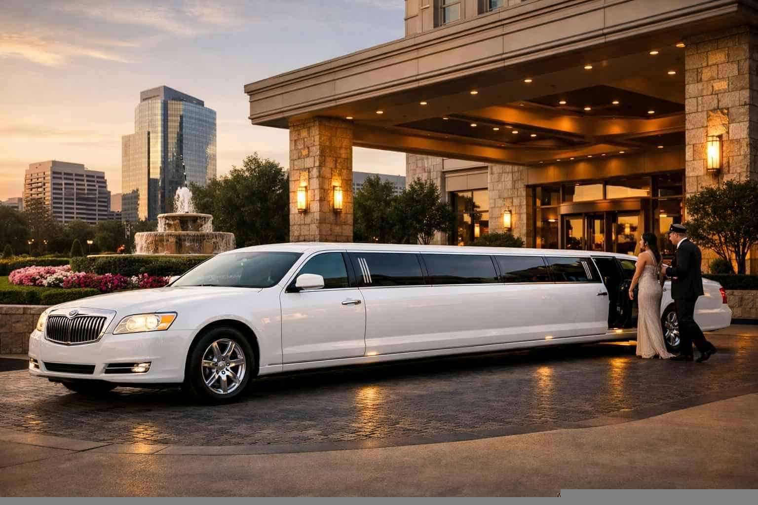 Best White Limo Rental in Plano Texas