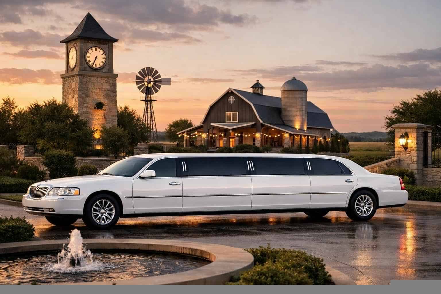 Best White Limo Rental in Prosper Texas