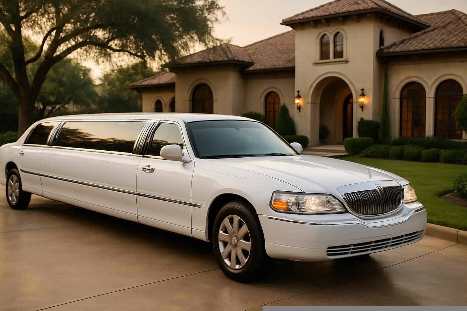 Best White Limo Rental in Southlake Texas