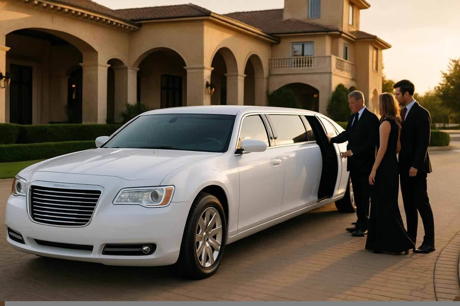 Best White Limo Rental in The Colony Texas