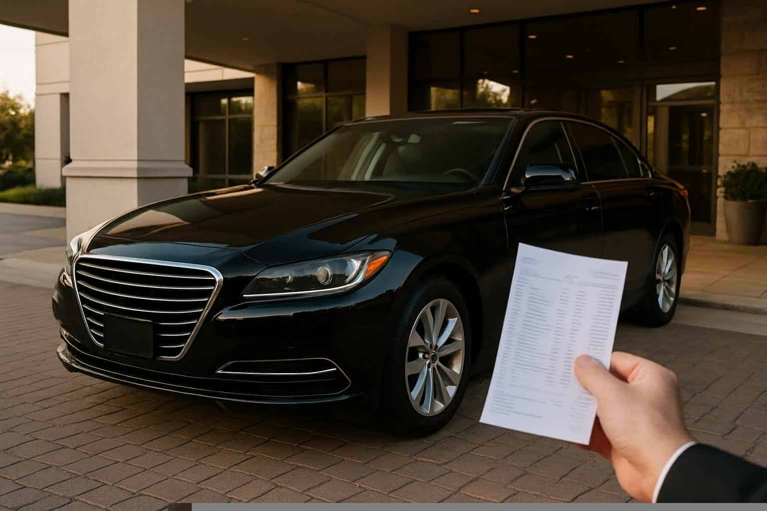 Black Car Service Prices in Irving TX