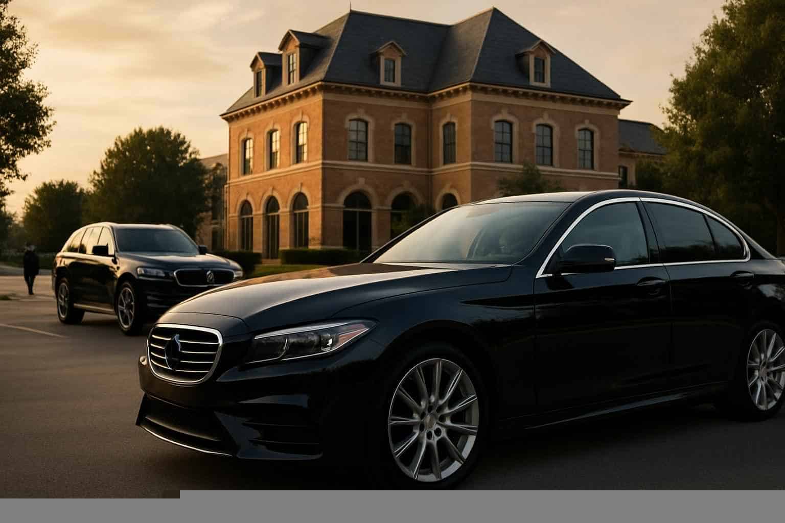 Black Cars in Southlake Texas