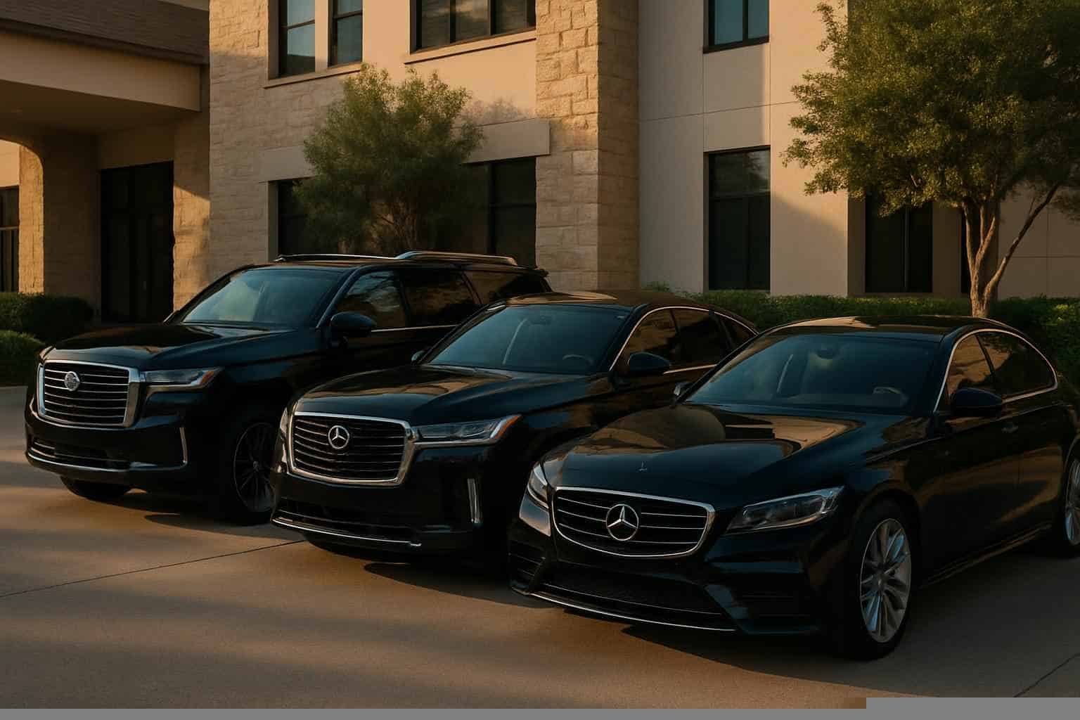 Black Cars in The Colony Texas