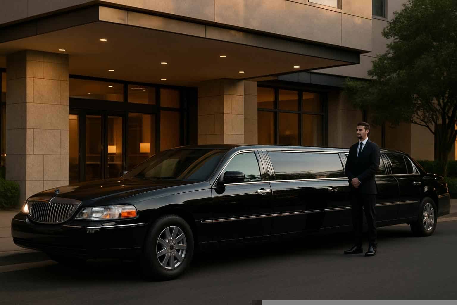 Black Limo Rental Near Me Addison TX
