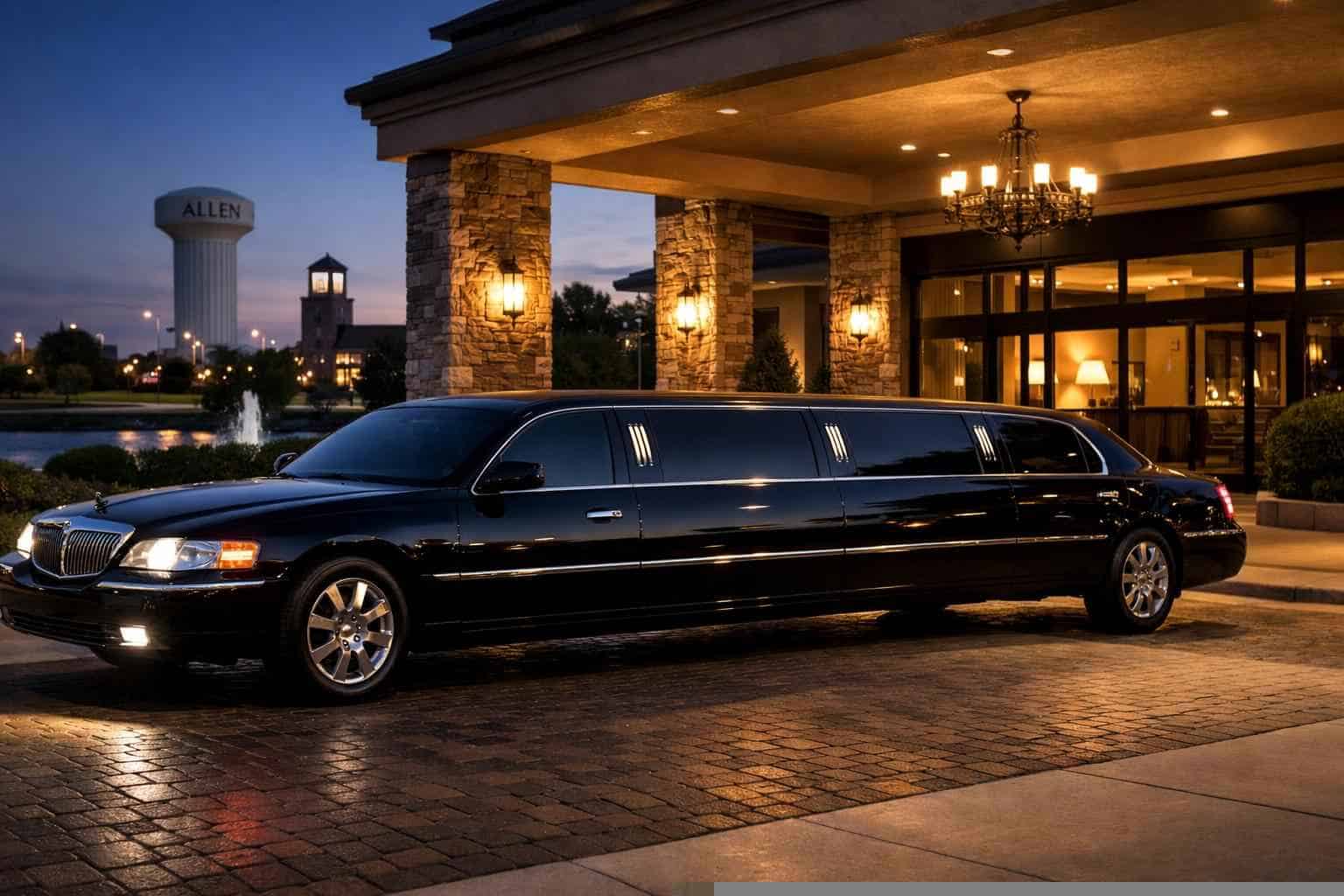 Black Limo Rental Near Me Allen TX