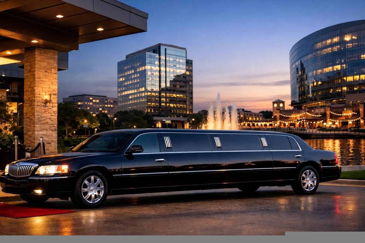 Black Limo Rental Near Me Plano TX