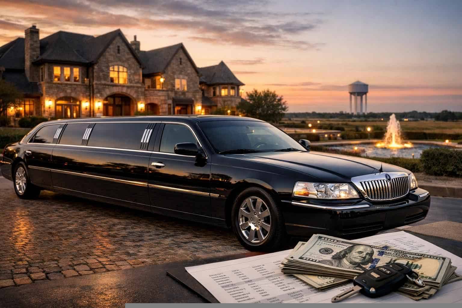 Black Limo Rental Prices in Prosper TX