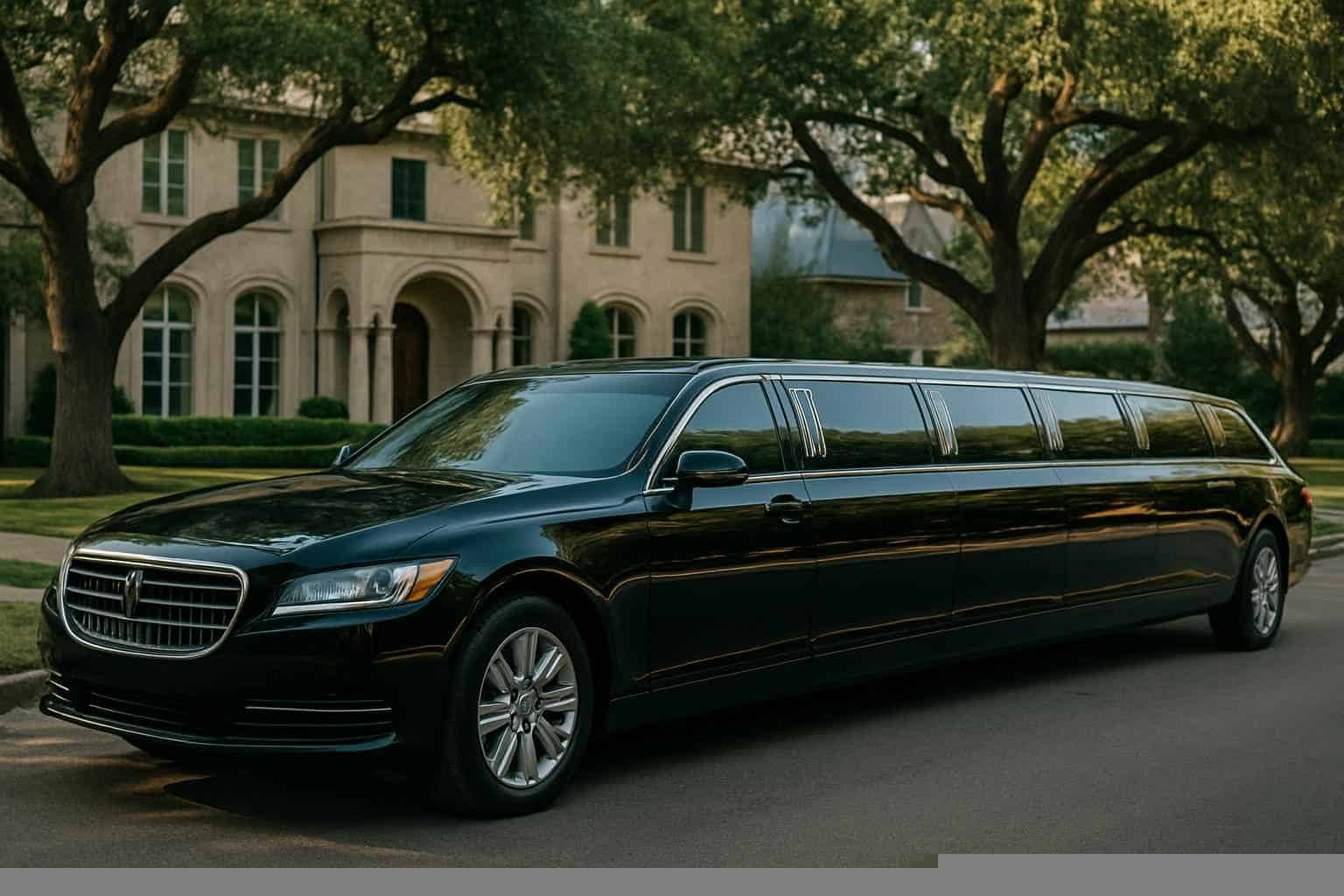 Black Limo Rental Services in Highland Park Texas