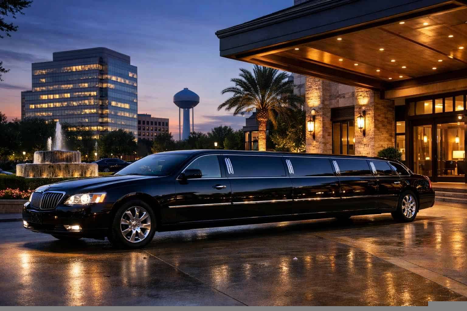 Black Limo Rental Services in Plano Texas