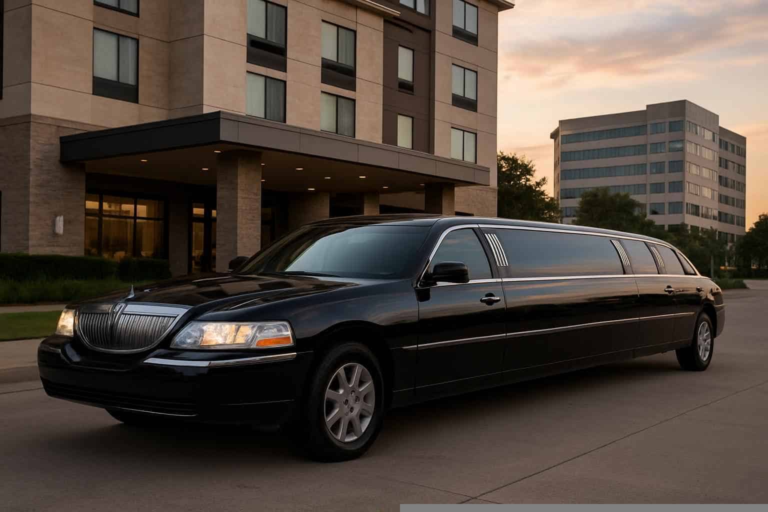 Black Limousines in Addison Texas