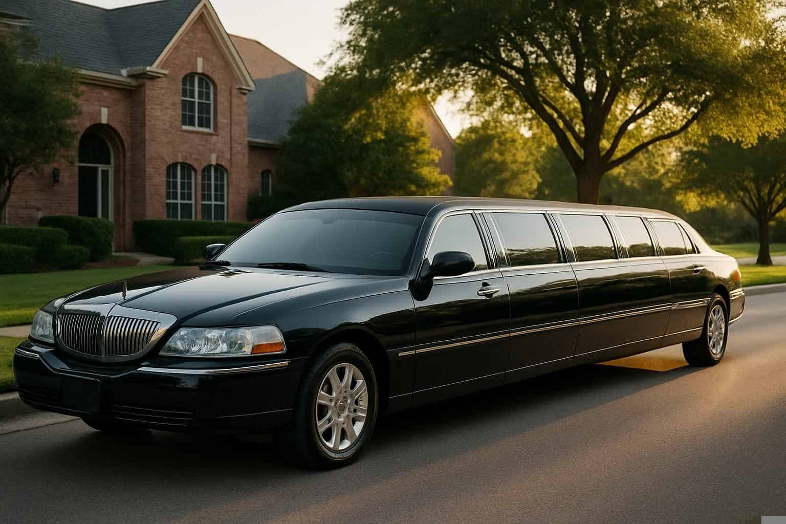 Black Limousines in Flower Mound Texas