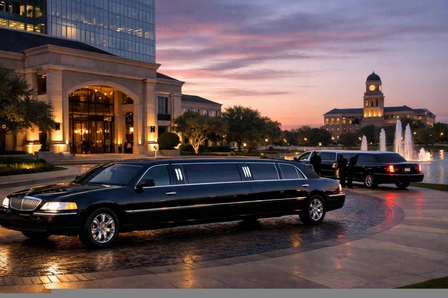 Black Limousines in Plano Texas