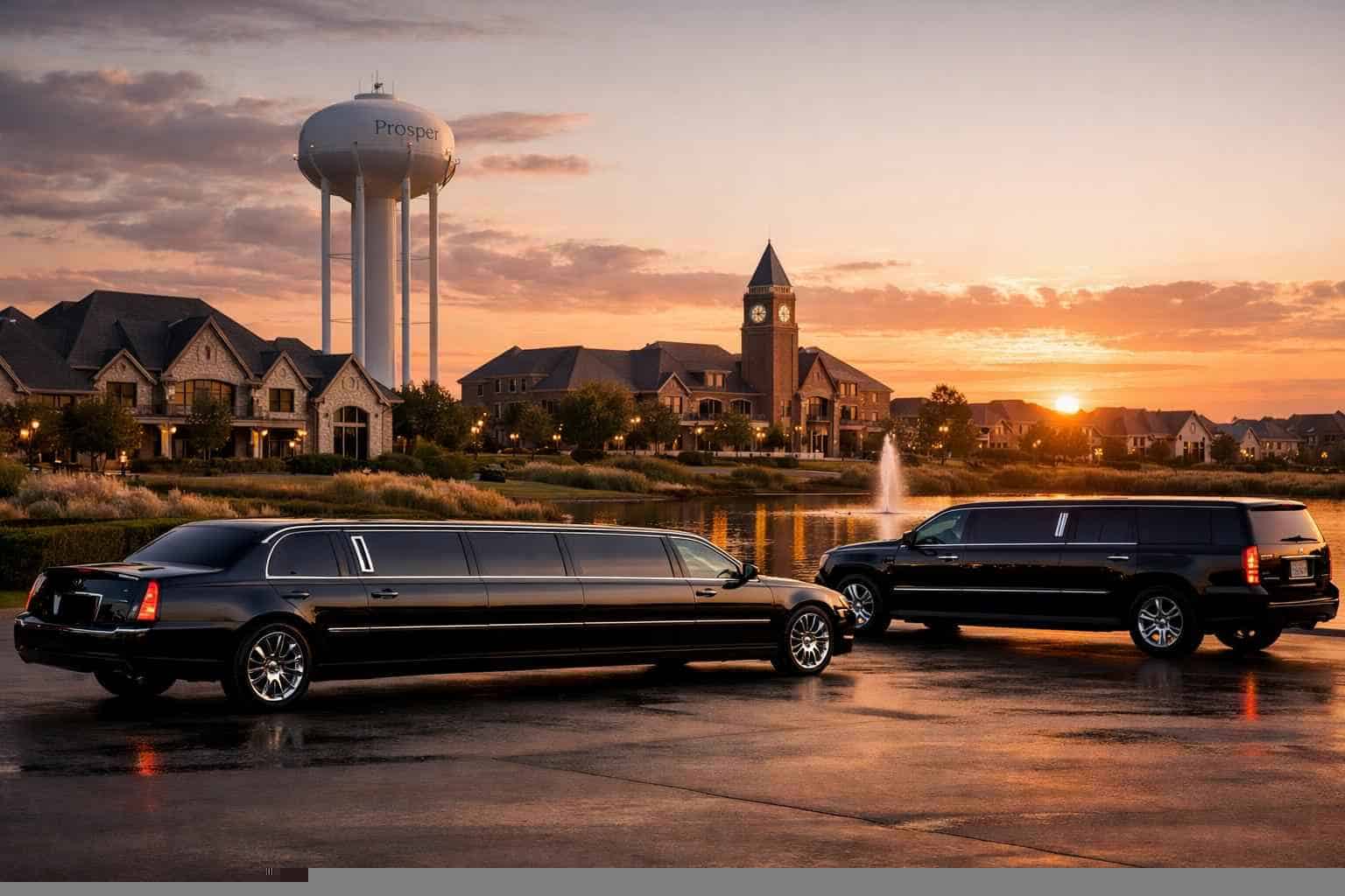 Black Limousines in Prosper Texas