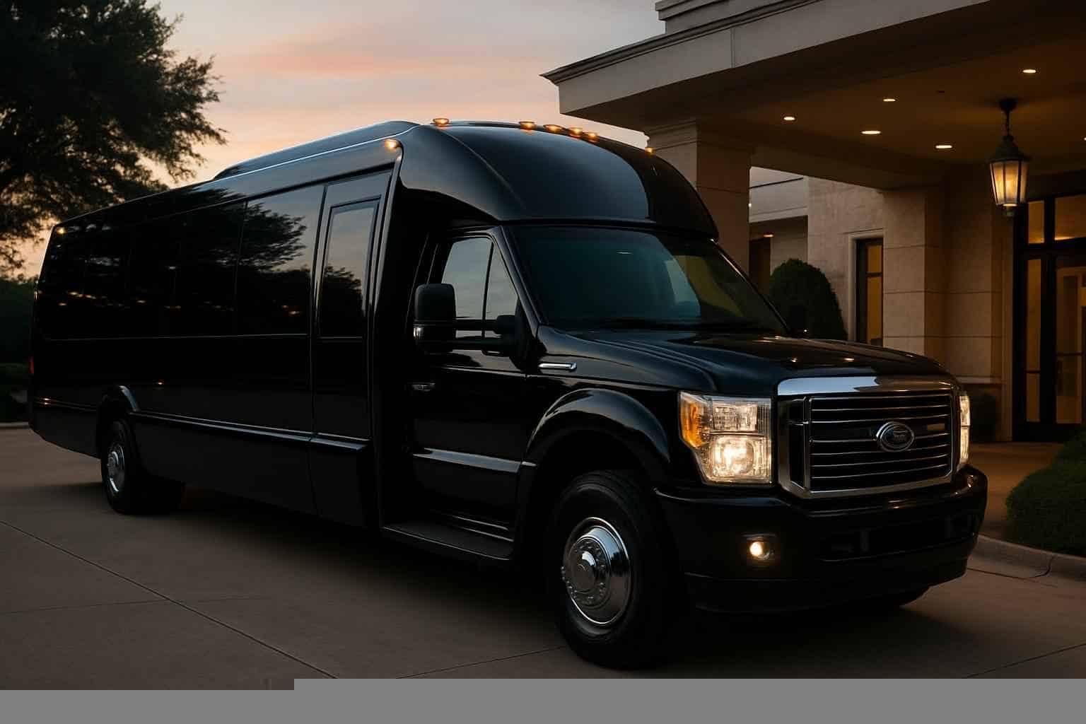 Black Party Bus Rental Coppell TX