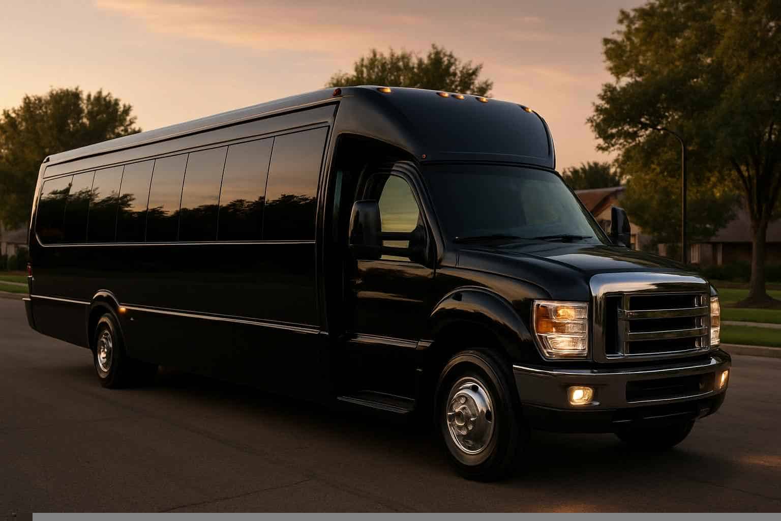 Black Party Bus Rental Near Me Carrollton TX