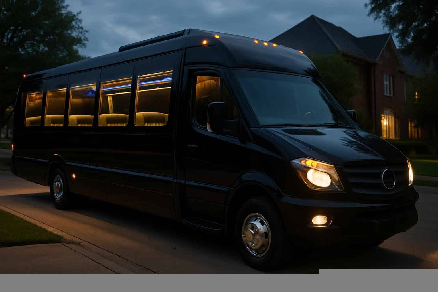 Black Party Bus Rental Near Me Grapevine TX