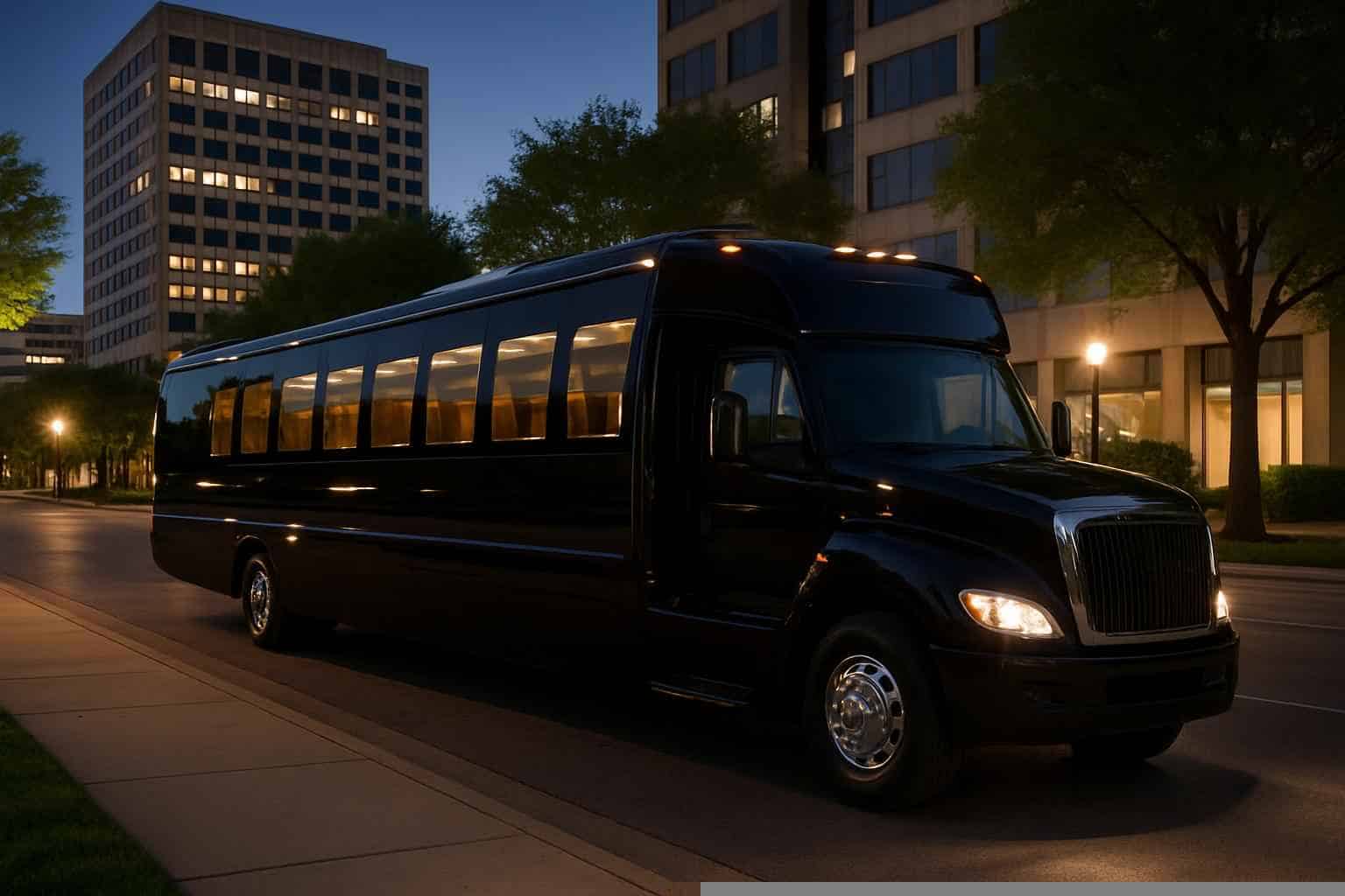 Black Party Bus Rental Richardson TX