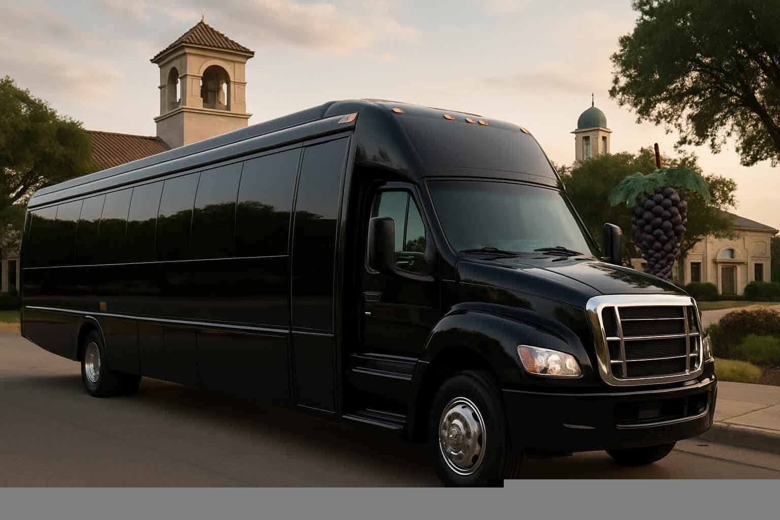Black Party Bus Rental Services in Grapevine Texas