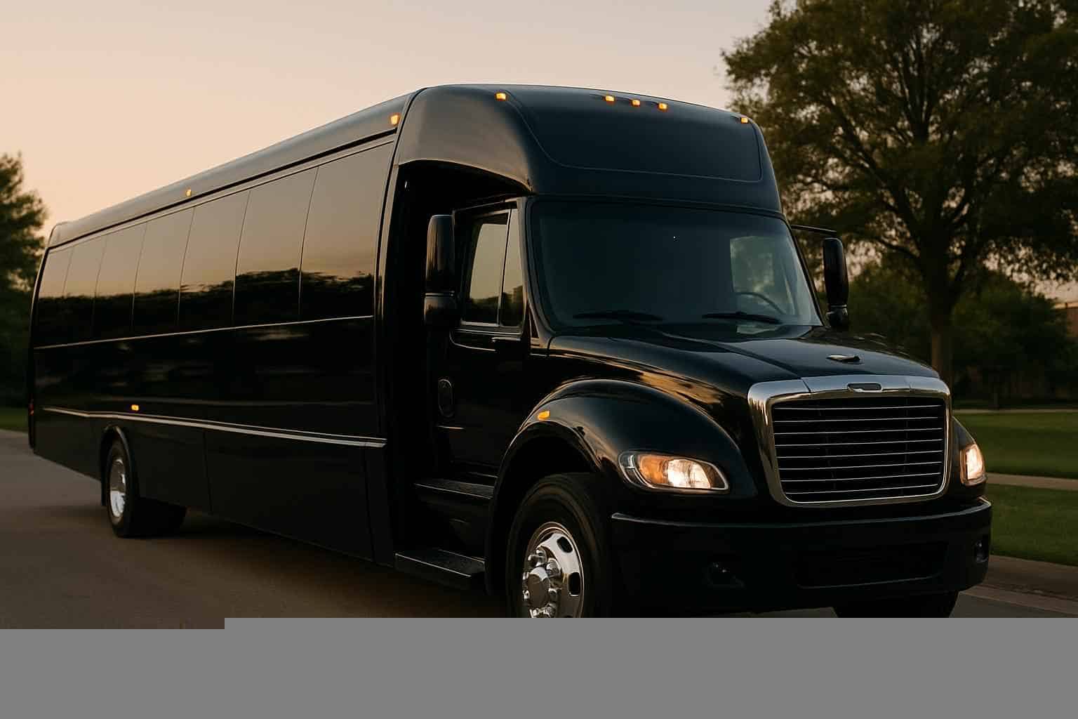 Black Party Bus Rental Services in Irving Texas