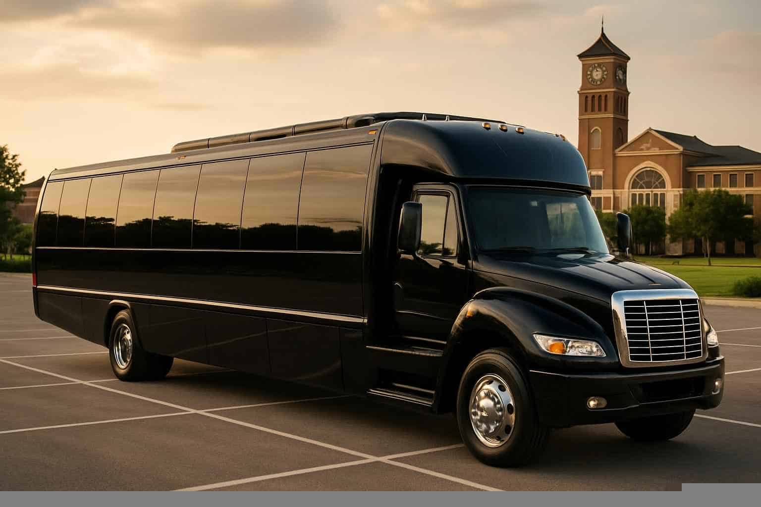 Black Party Bus Rental Services in Lewisville Texas