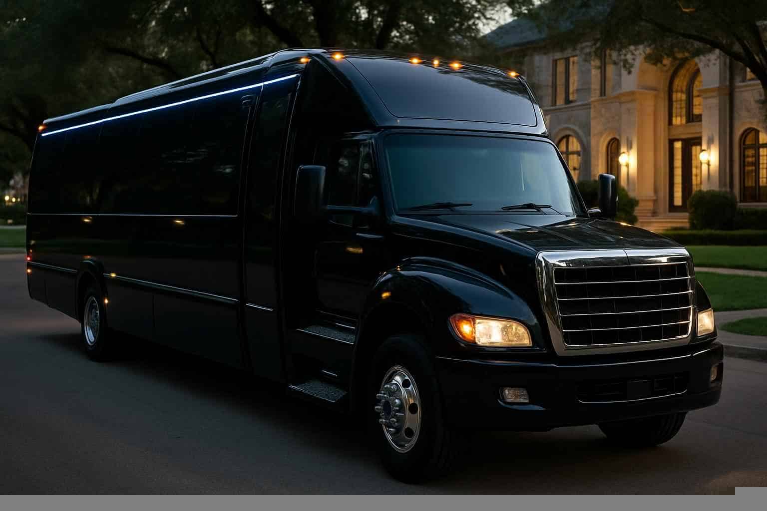 Black Party Bus Rental University Park TX
