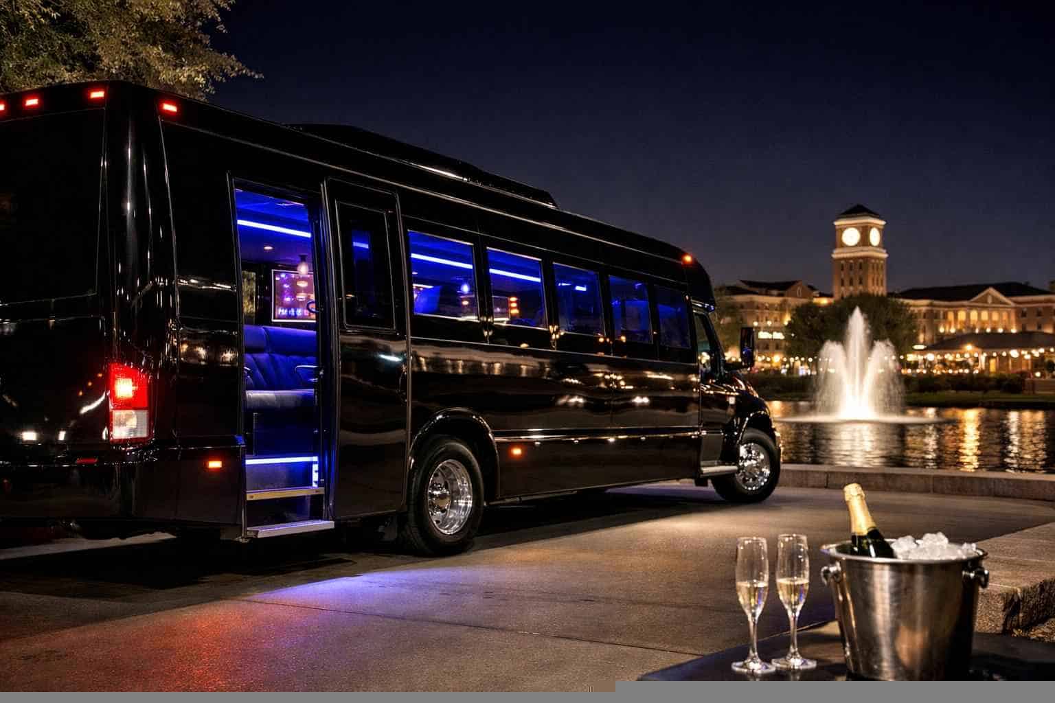Black Party Bus Service Allen TX