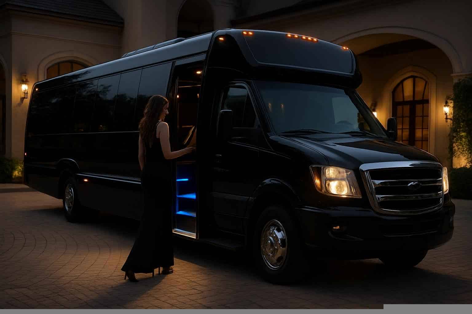 Black Party Bus Service Grapevine TX