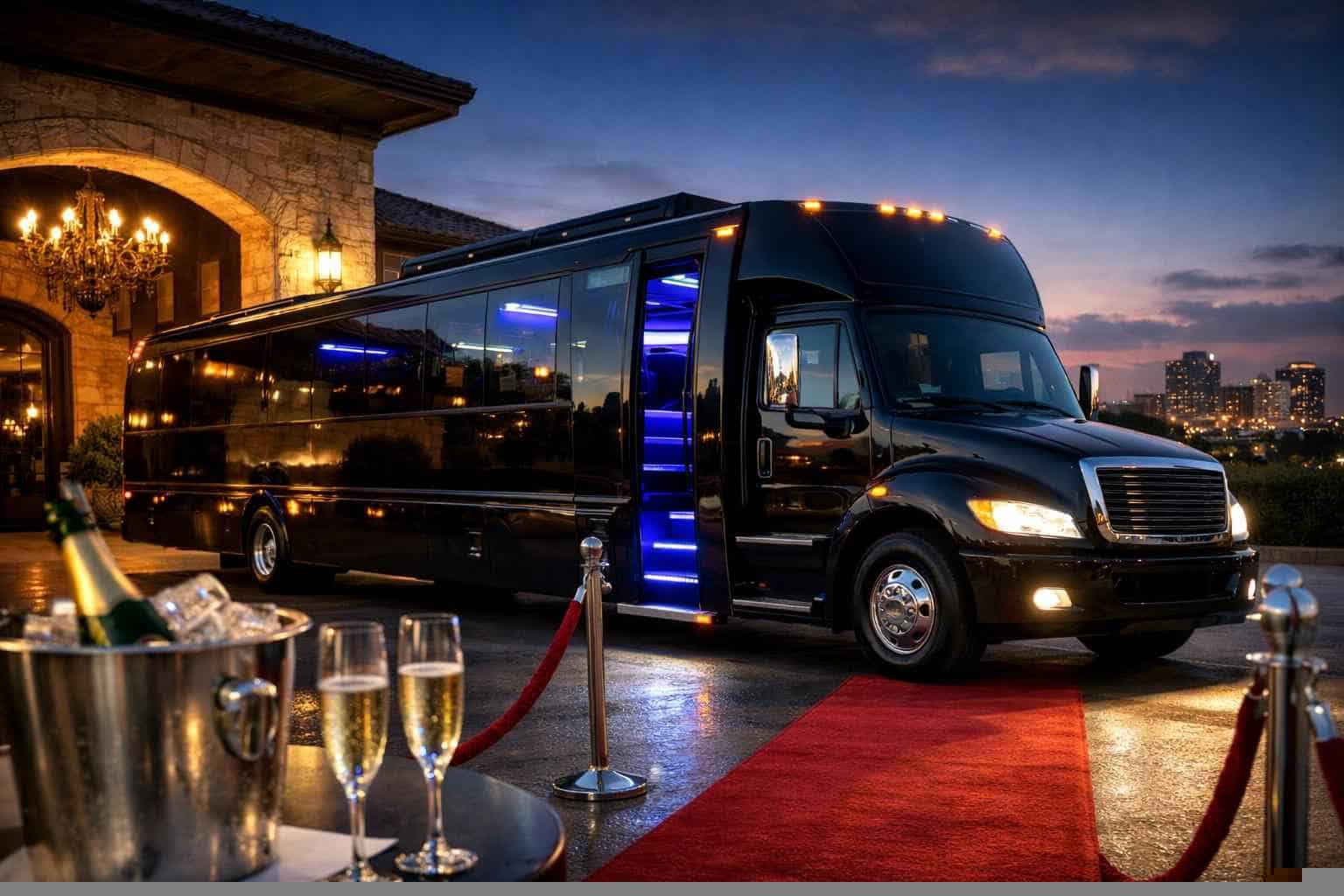 Black Party Bus Service McKinney TX