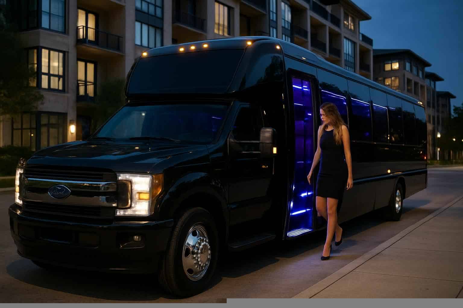 Black Party Bus Service Richardson TX