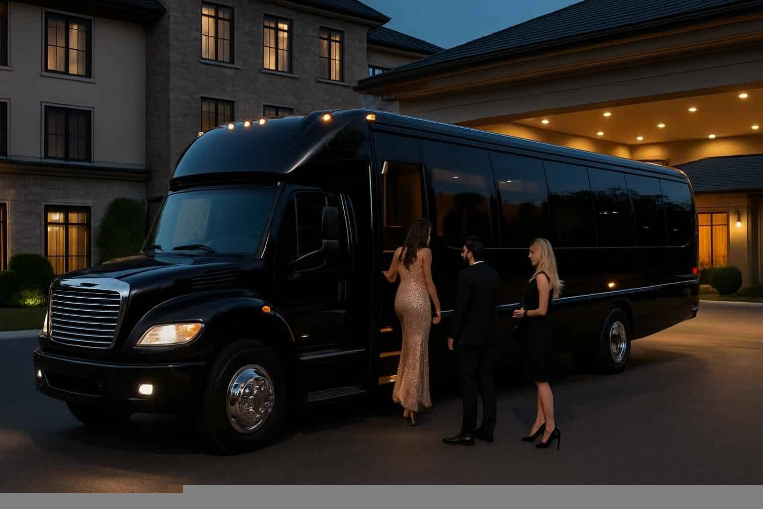 Black Party Bus Service Southlake TX