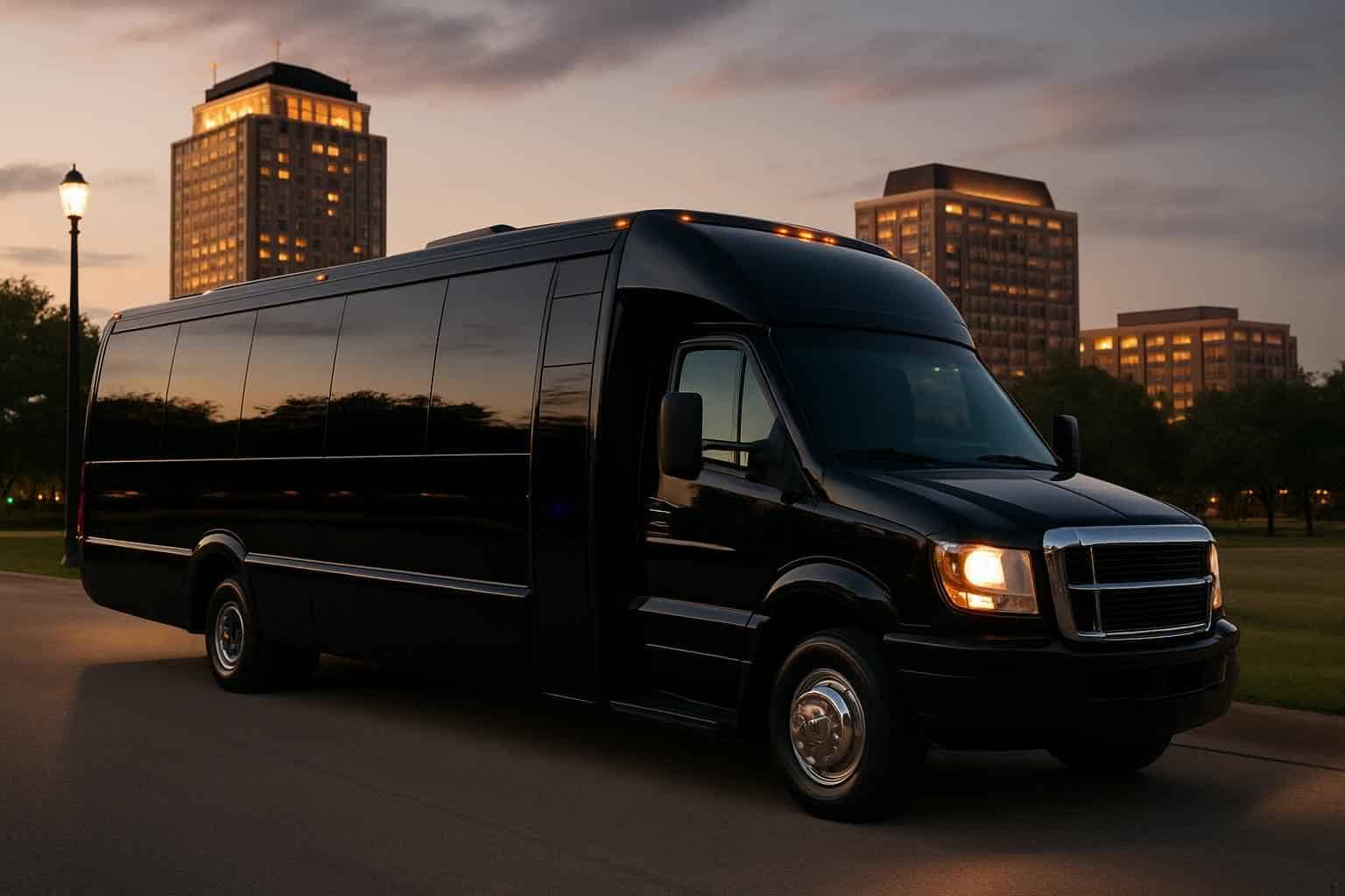 Black Party Buses in Addison Texas