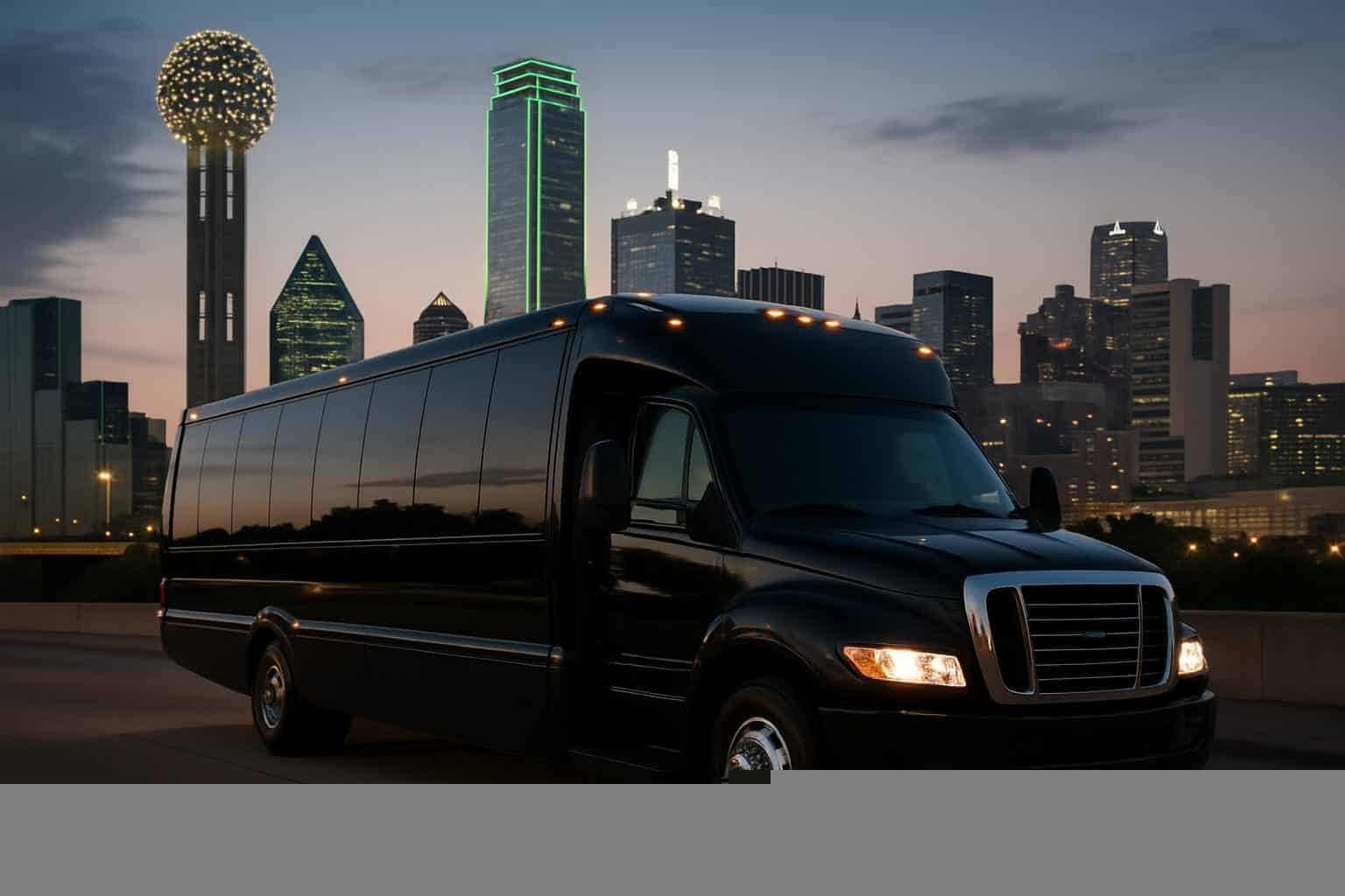 Black Party Buses in Dallas Texas