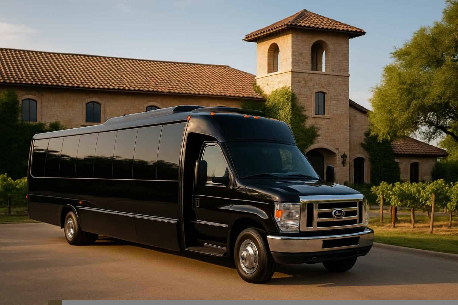 Black Party Buses in Grapevine Texas