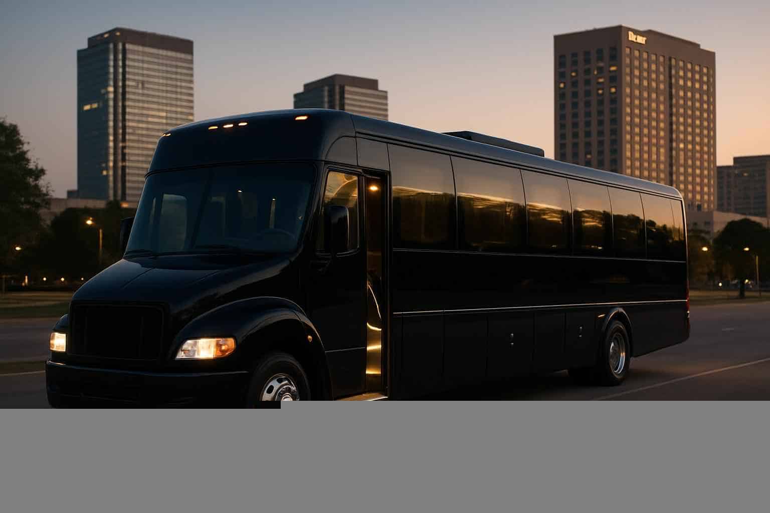 Black Party Buses in Irving Texas