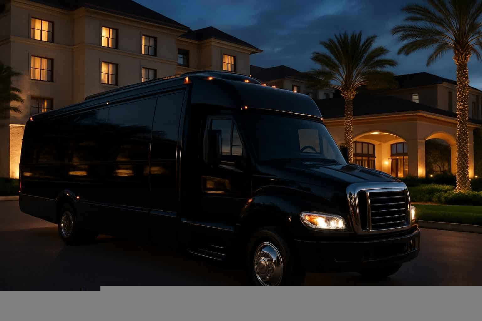 Black Party Buses in Lewisville Texas
