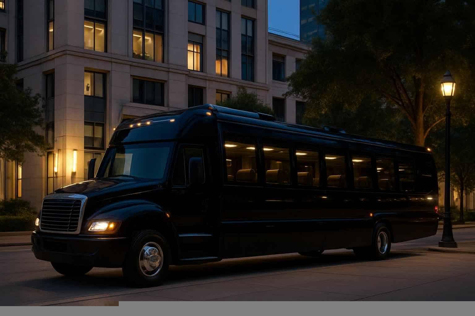 Black Party Buses in Richardson Texas