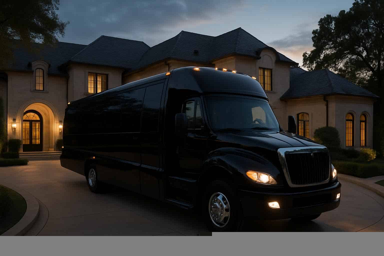 Black Party Buses in Southlake Texas