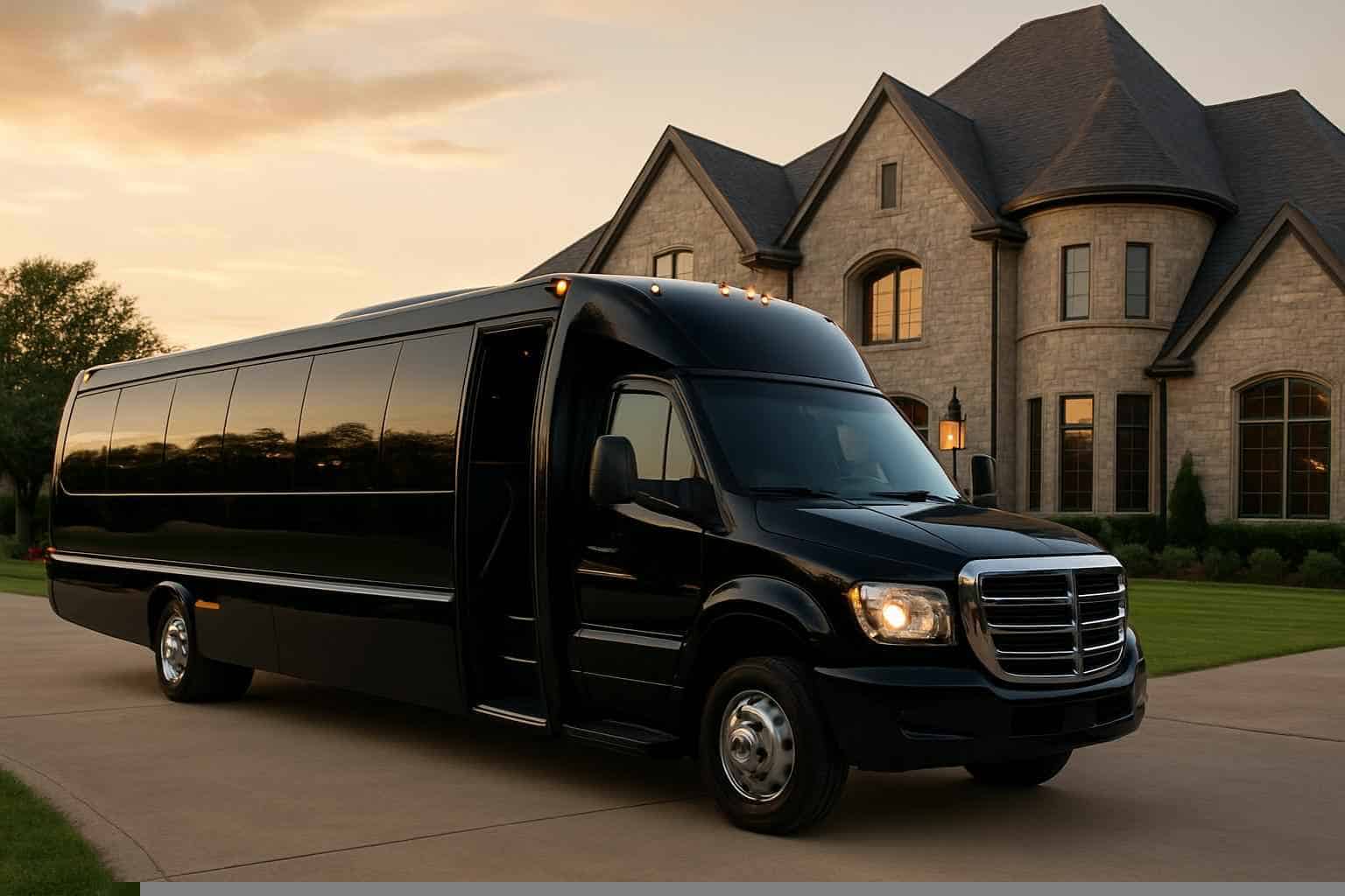 Black Party Buses in The Colony Texas