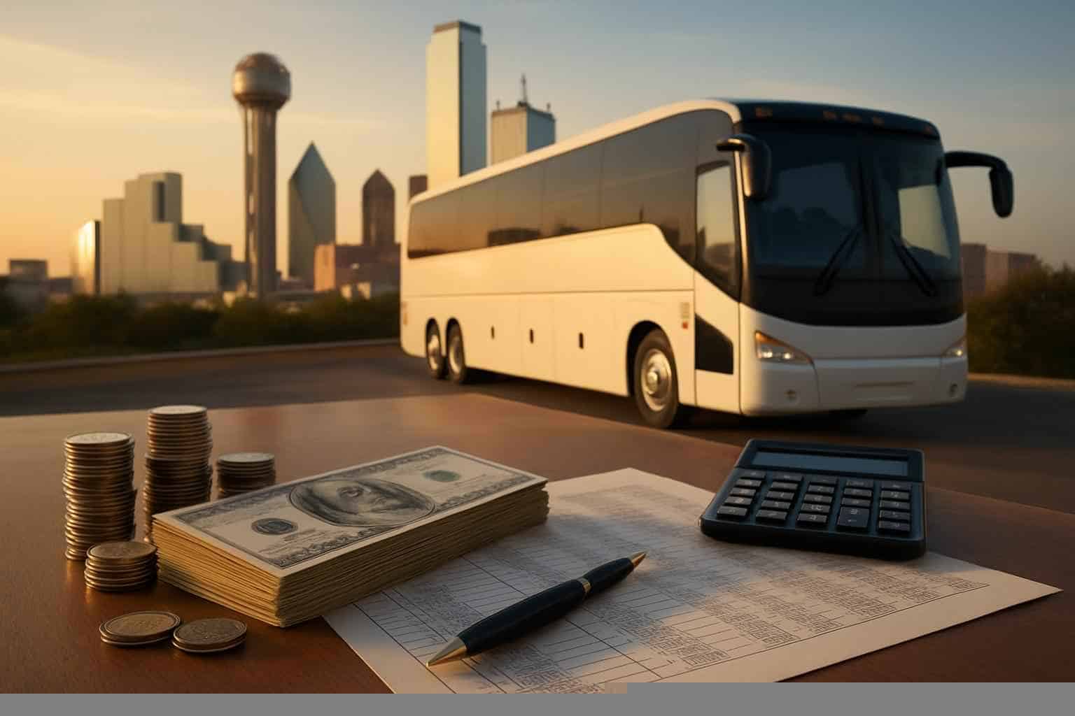 Bus Rental Prices in Dallas TX