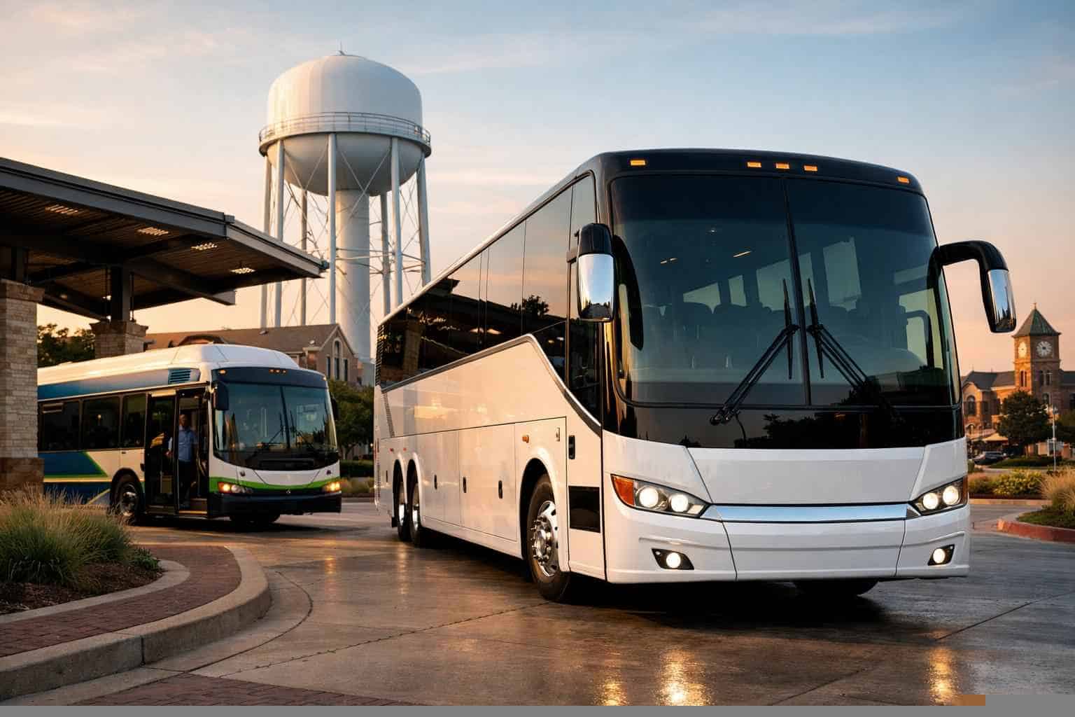 Buses in Frisco Texas