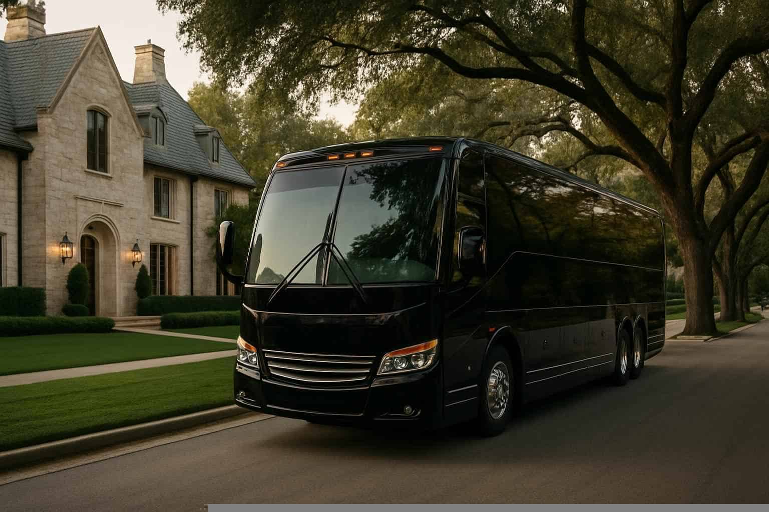 Buses in Highland Park Texas