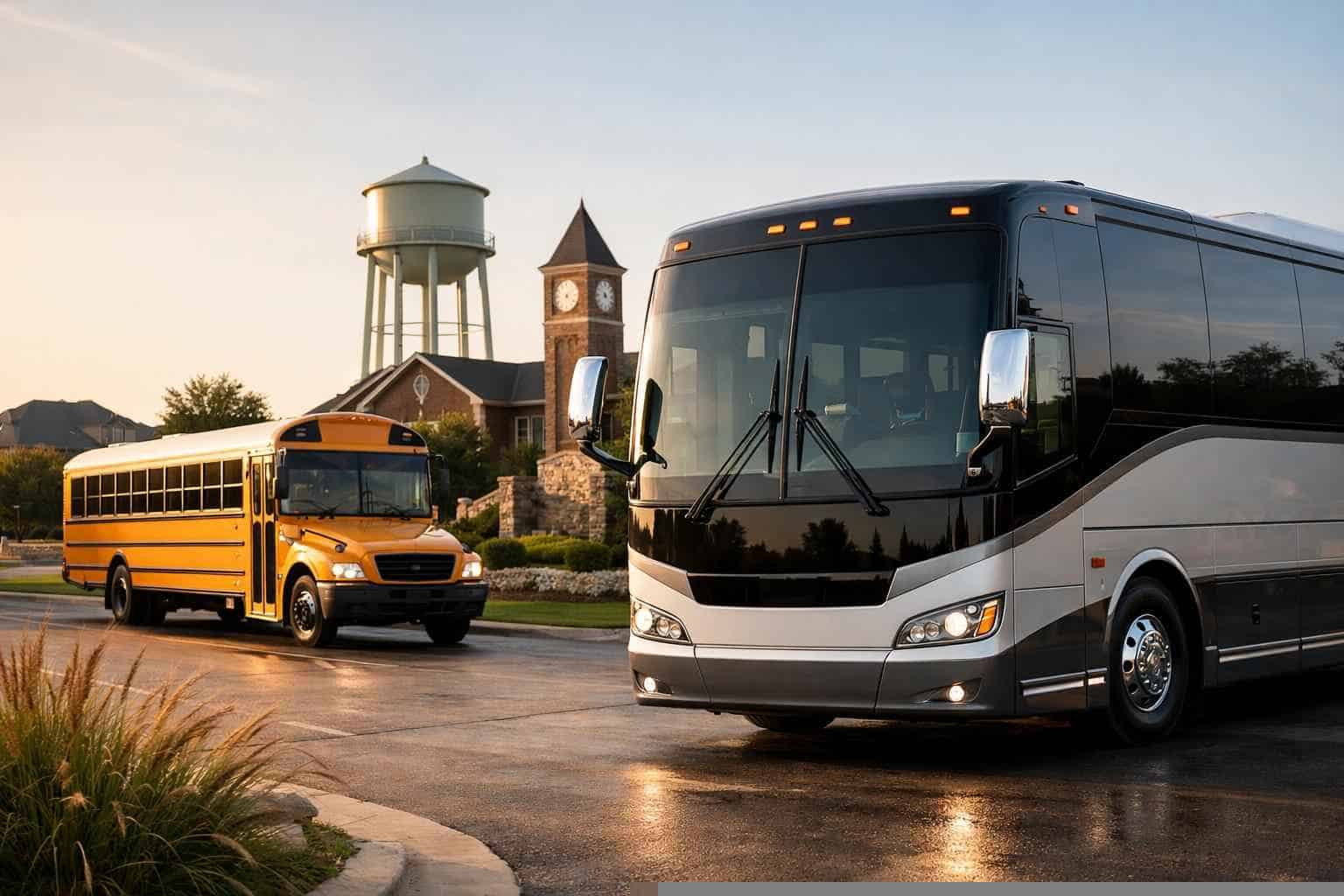 Buses in Prosper Texas