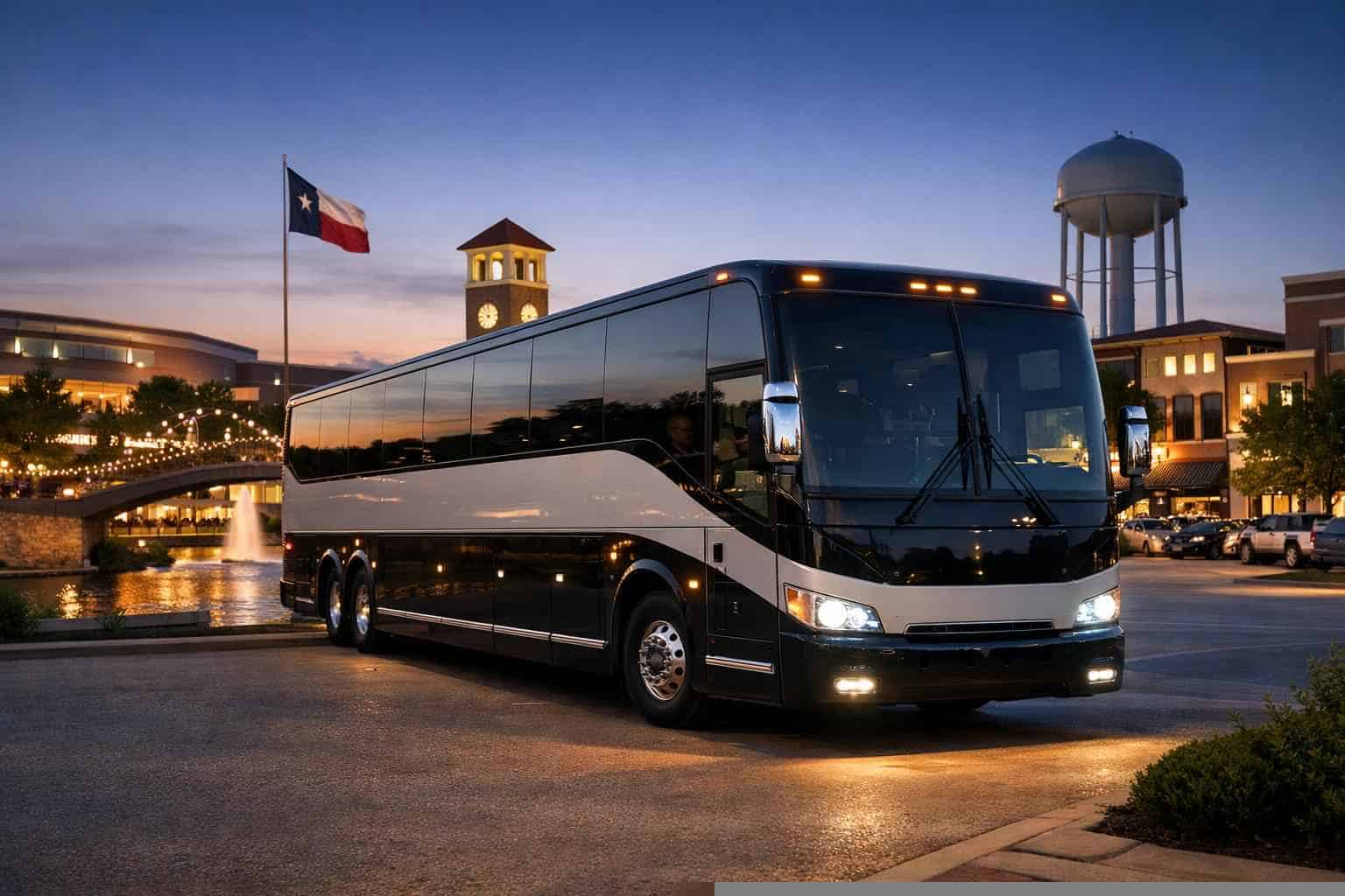 Charter Bus Rental Near Me Allen TX