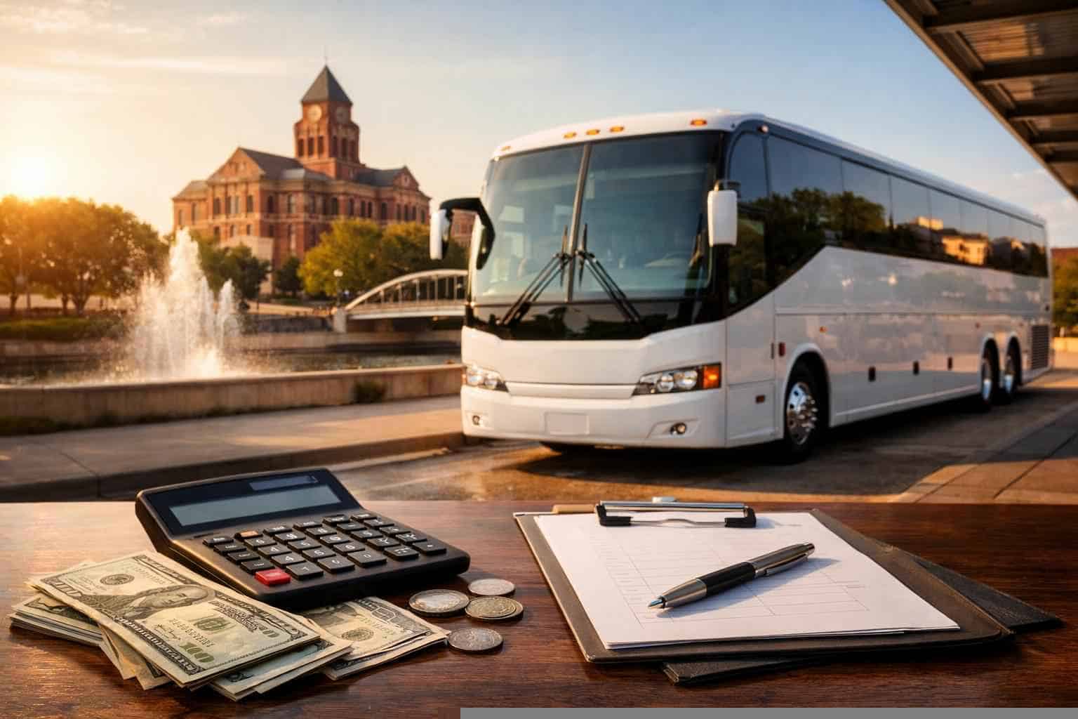 Charter Bus Rental Prices in McKinney TX
