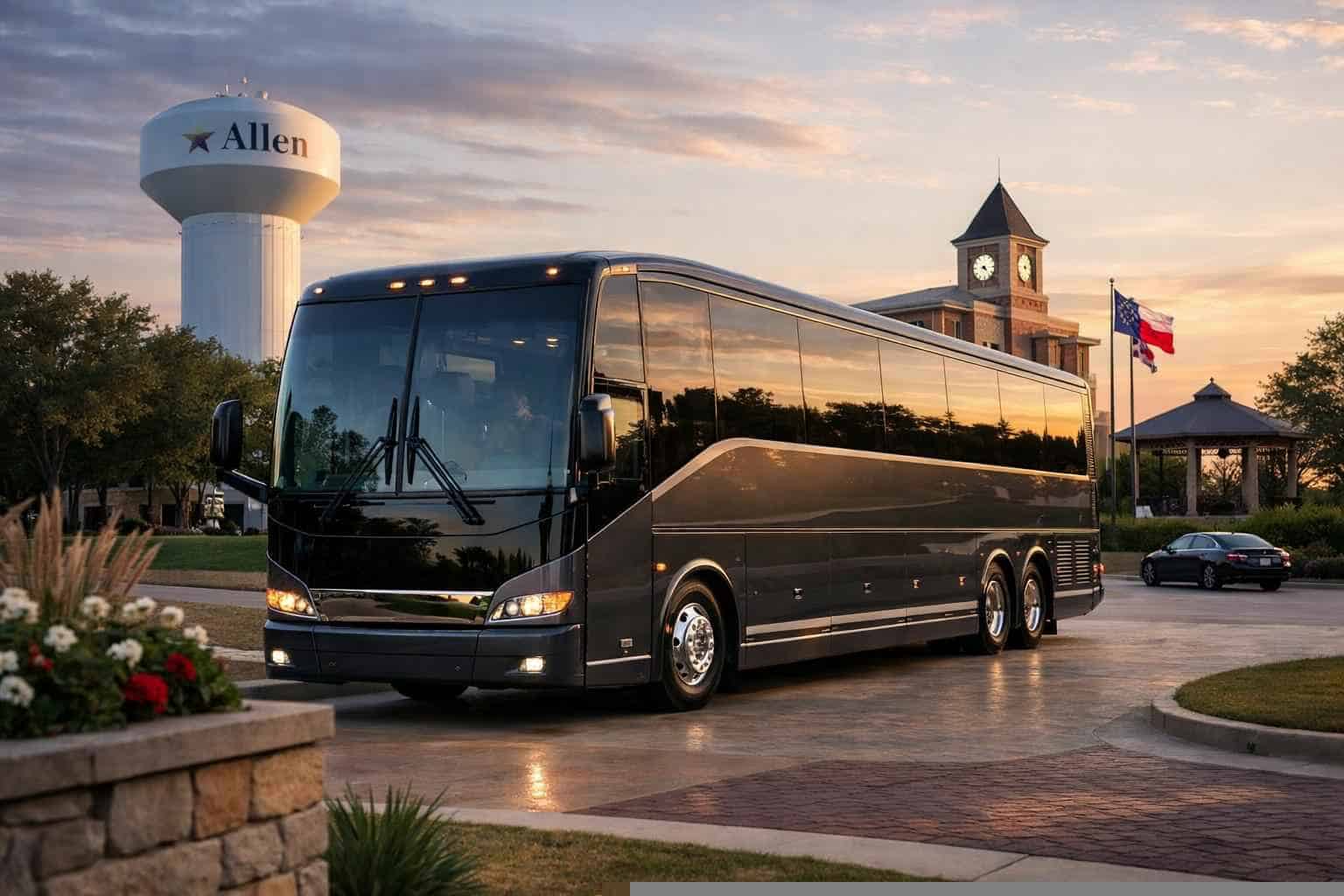 Charter Bus Service Allen TX