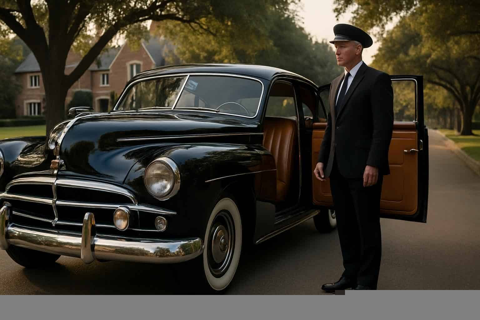 Classic Car Chauffeur Service Highland Park TX